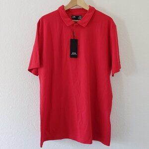 NWT - Oakley Red Clubhouse RC 2.0 Logo Polo - Size XL